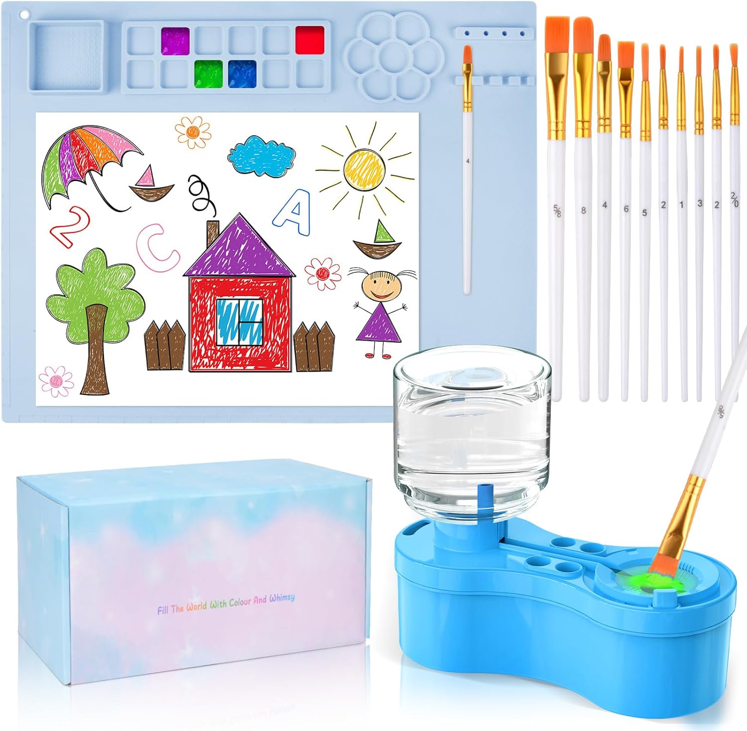 all in one painting station mat